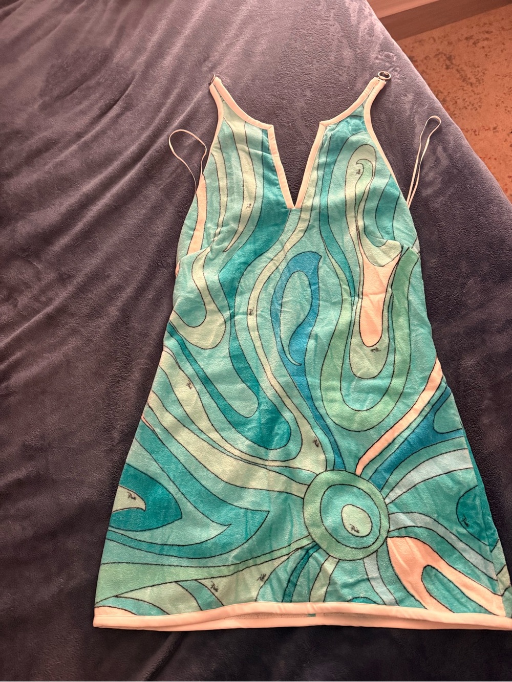Emilio Pucci CottonTerry halter neck midi dress - Picture 4 of 8